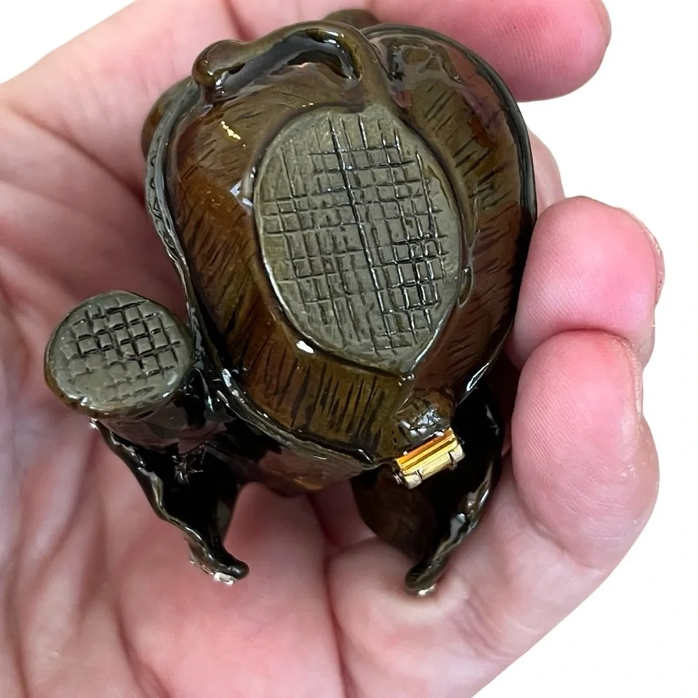 Baby Elephant Crystal Trinket Box